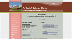 Desktop Screenshot of oursaviorsduluth.org